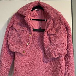 Fashion Nova Two-Piece Co-ord Pink Set